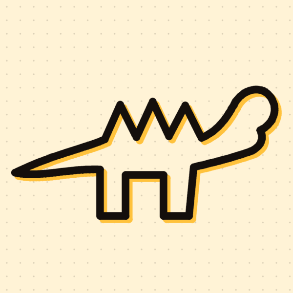 Ausstecher Dino „Stego“