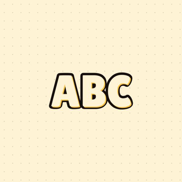 Set „Buchstaben & Zahlen“ – 36 Formen